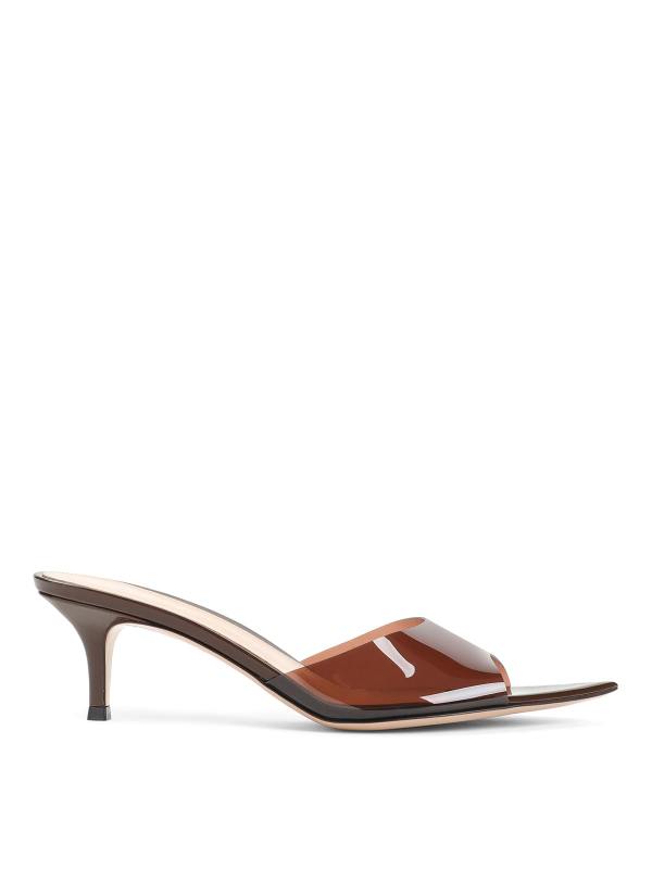 Gianvito Rossi Mules - Marron
