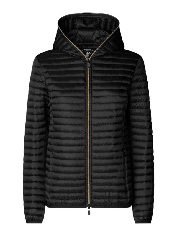Save the Duck Manteau Au Genou - Noir
