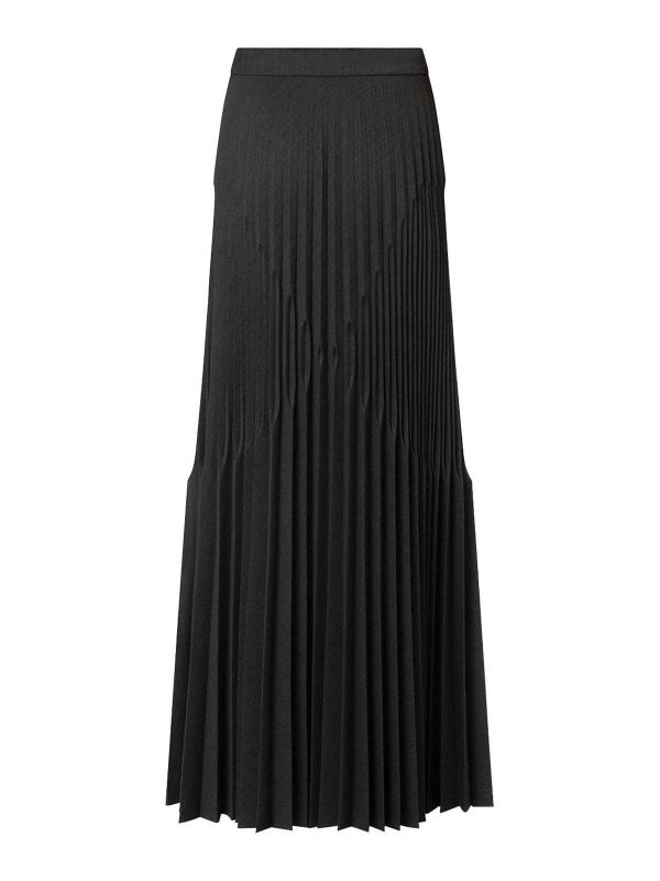 Alberta Ferretti Jupe Midi - Gris