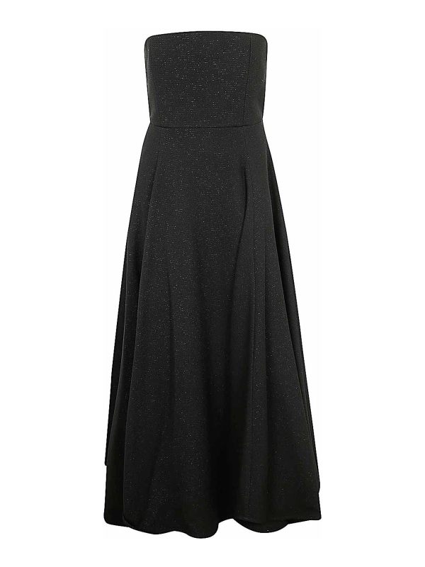 Emporio Armani Robe Au Genou - Noir