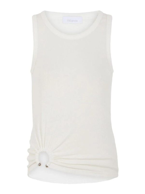 Rabanne Top - Blanc
