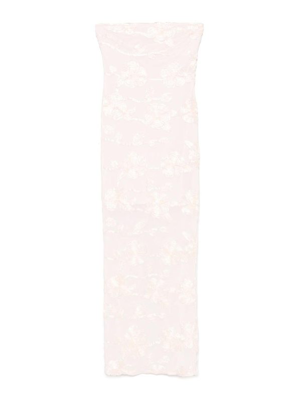 Rotate Birger Christensen Maxi Robe - Couleur Chair