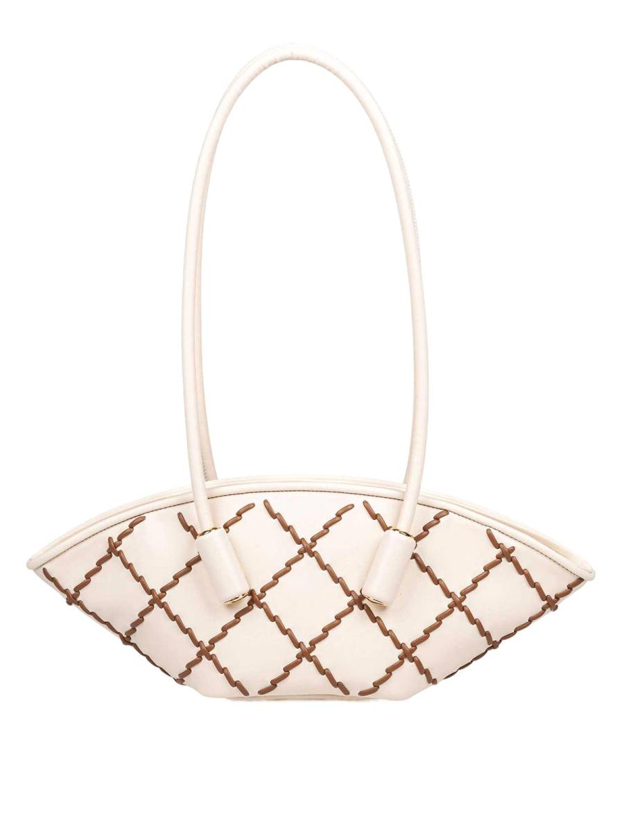 Themoirè Sac Porté Épaule - Blanc
