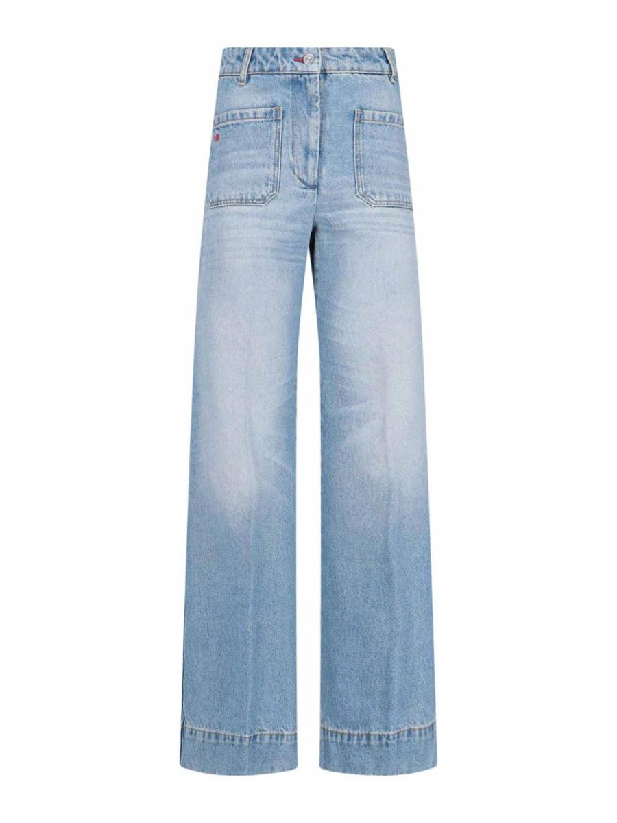 Victoria Beckham Jean Bootcut - Bleu