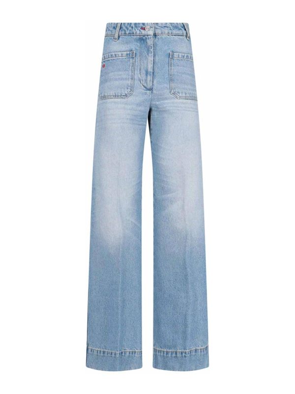 Victoria Beckham Jean Bootcut - Bleu