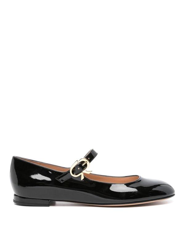 Gianvito Rossi Ballerines - Noir
