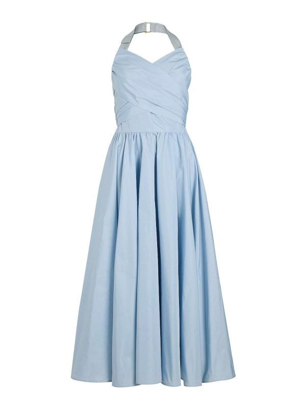 Patou Robe Au Genou - Bleu Clair