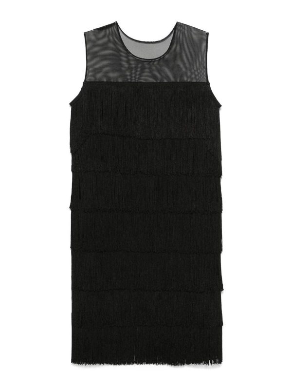 Norma Kamali Robe Au Genou - Noir