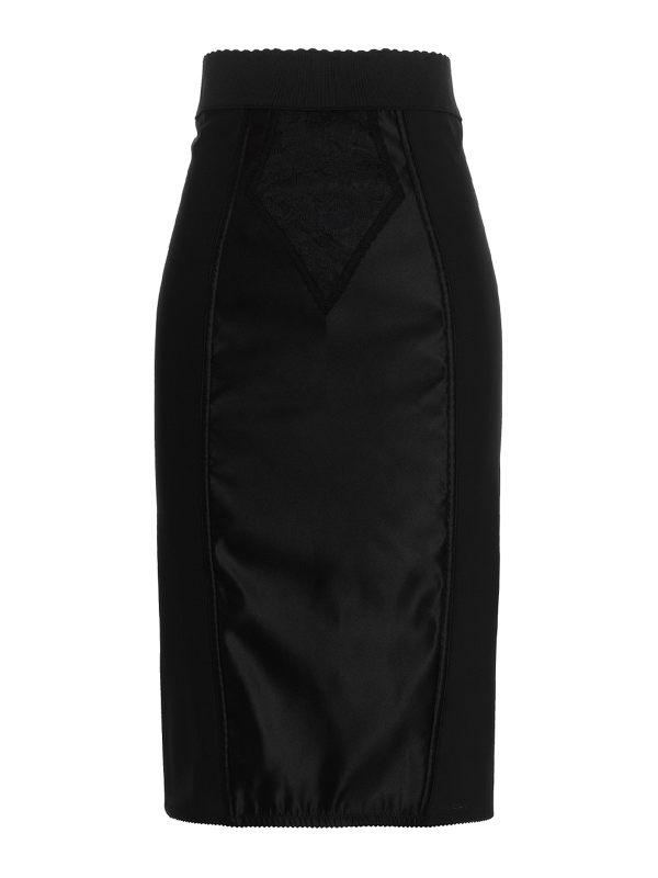 Dolce & Gabbana Jupe Midi - Noir