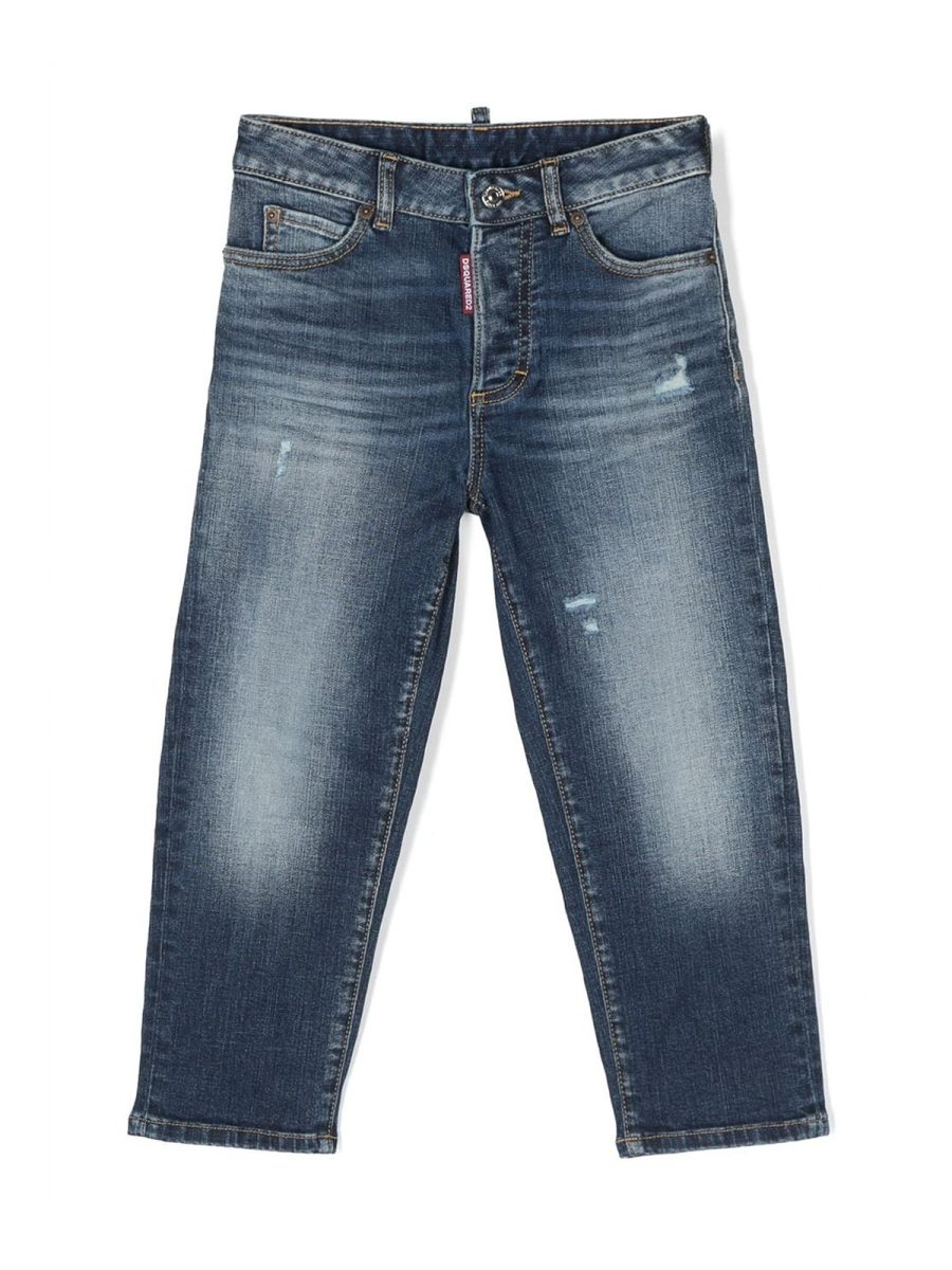 Dsquared2 Jean Droit - Bleu