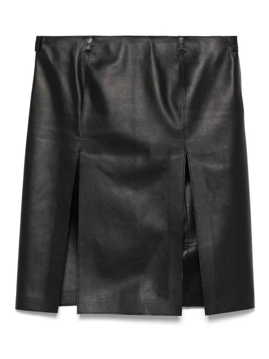 The Attico Jupe Midi - Noir