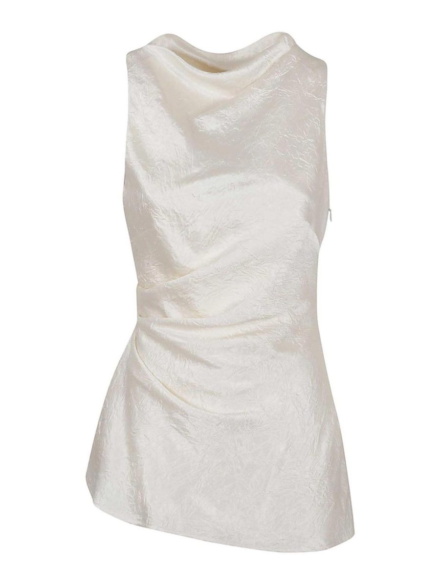 Alexander Mcqueen Top - Argent