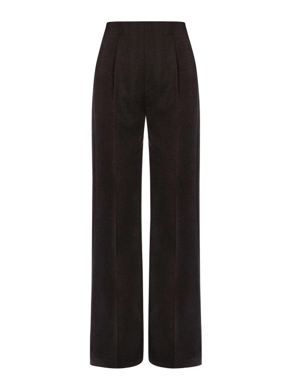 Alberta Ferretti Pantalons Décontractés - Gris