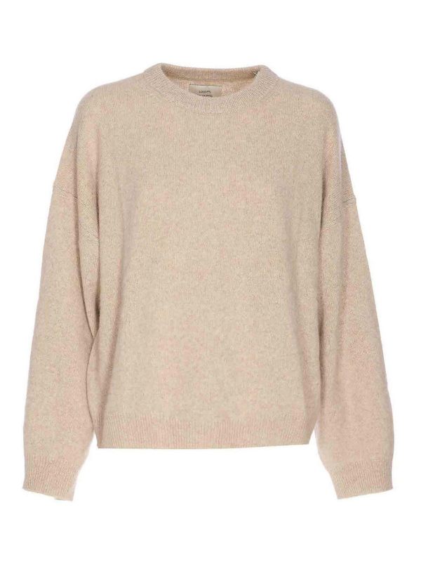 Loulou Studio Pull Col Rond - Beige