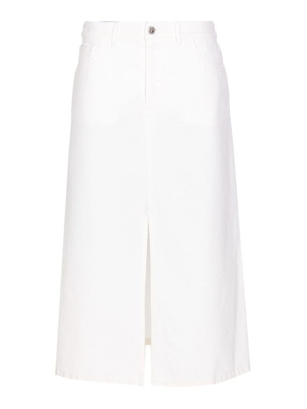 A. P.C. Jupe Midi - Blanc