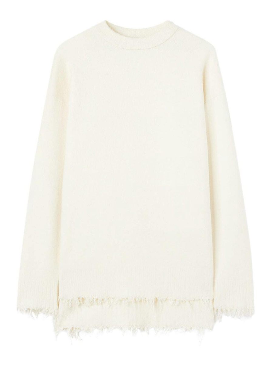 Jil Sander Pull Col Rond - Marron