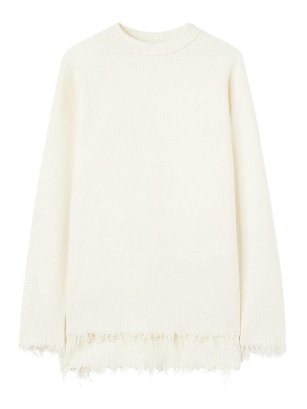 Jil Sander Pull Col Rond - Marron
