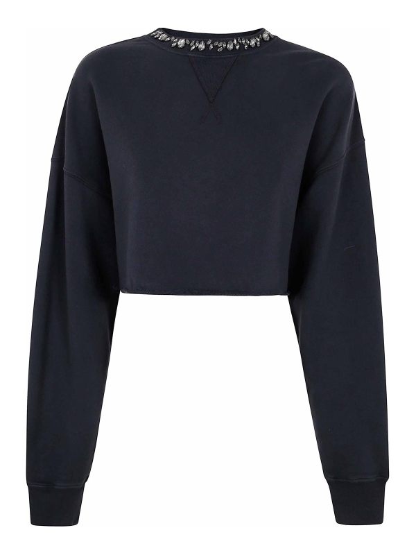 Golden Goose Pull Col Rond - Noir