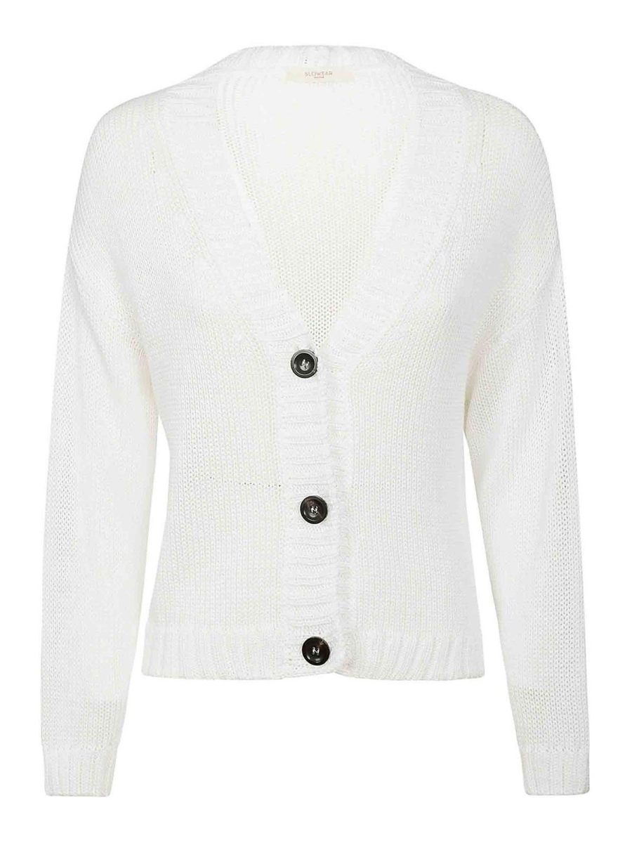Zanone Cardigan - Blanc