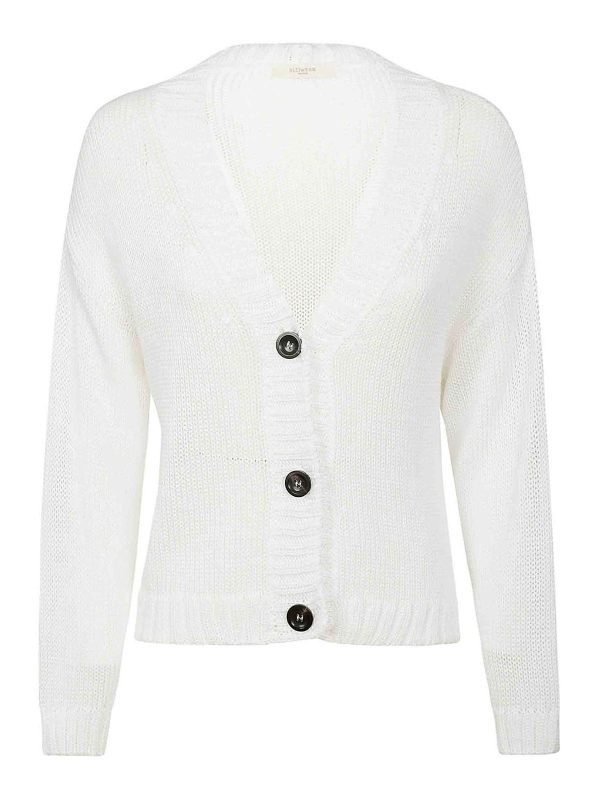 Zanone Cardigan - Blanc
