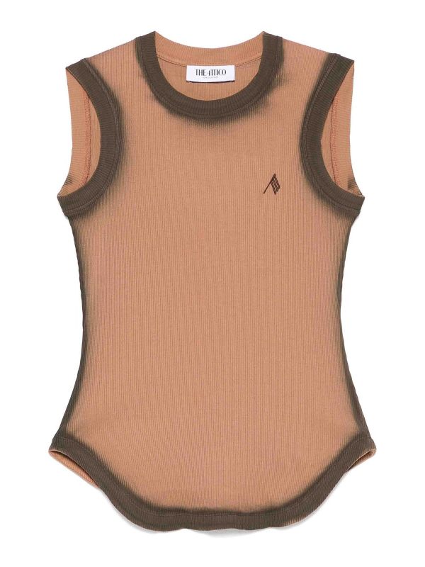 The Attico Top - Rouge