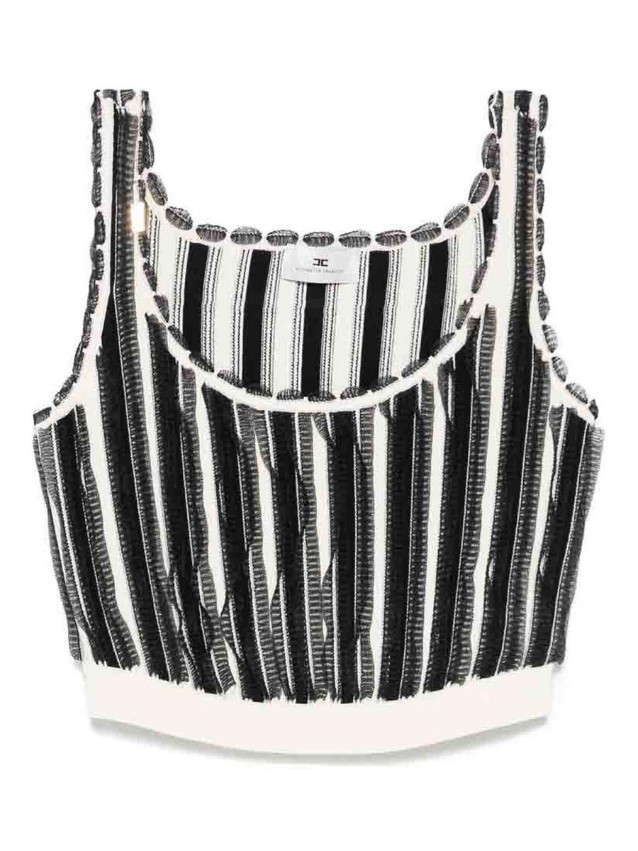 Elisabetta Franchi Top - Noir