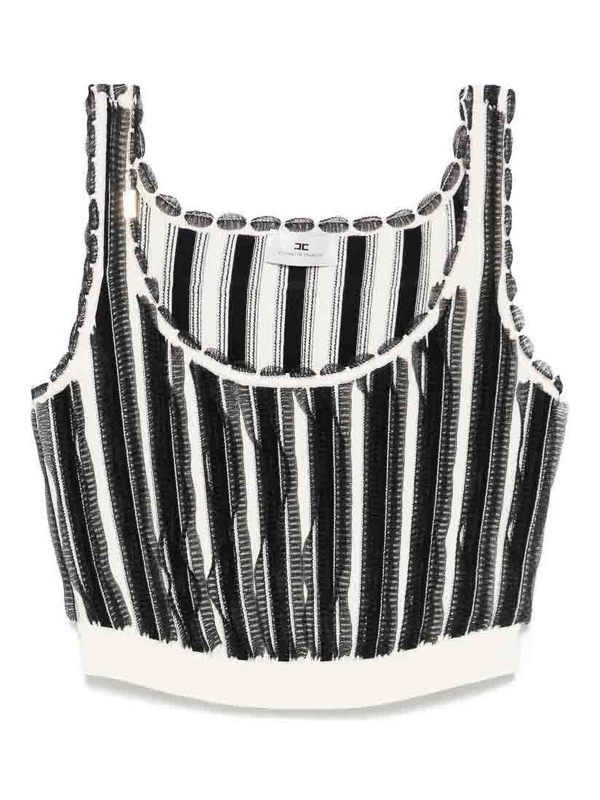 Elisabetta Franchi Top - Noir