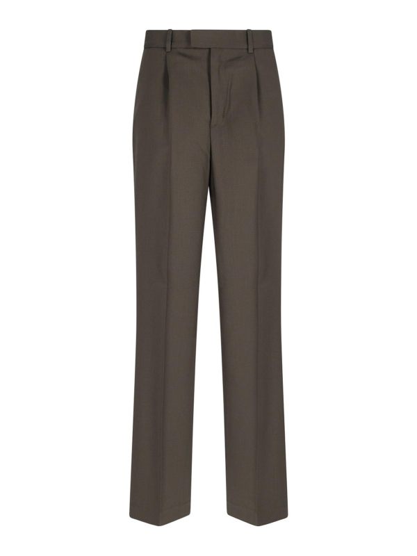 Rohe Pantalons Décontractés - Marron