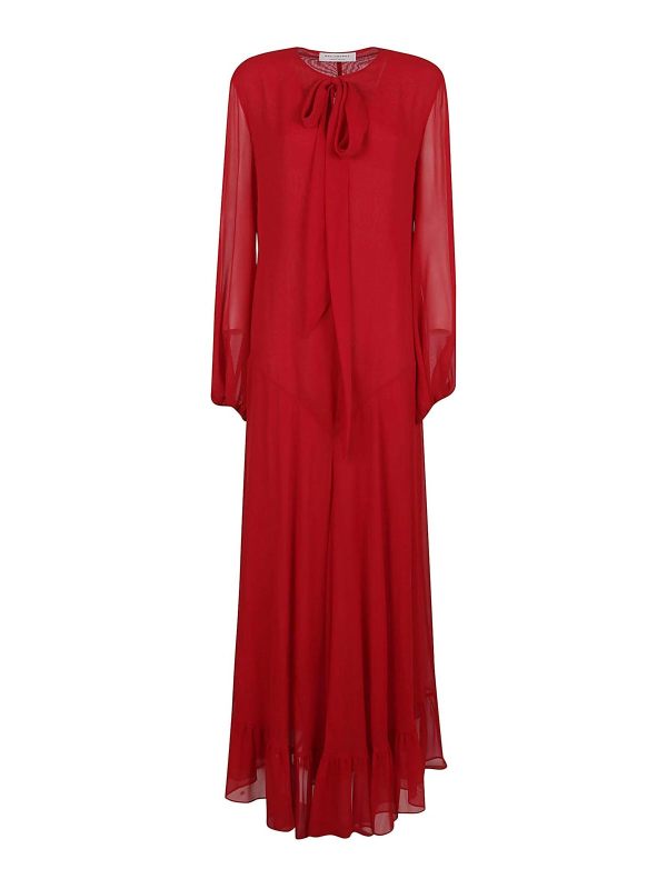 Philosophy di Lorenzo Serafini Robe Au Genou - Rouge