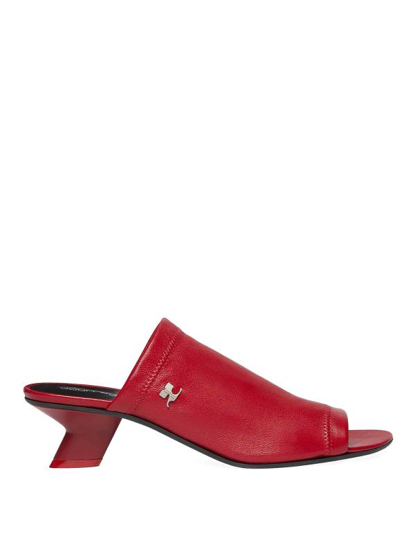 Courreges Mules - Rouge