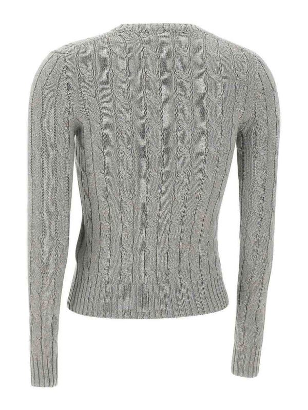 Polo Ralph Lauren Pull Col Rond - Gris