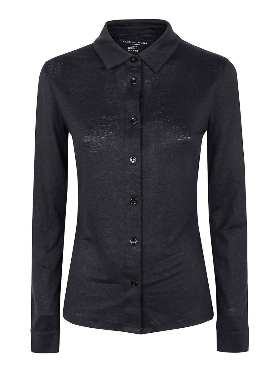 Majestic Filatures Chemise - Noir