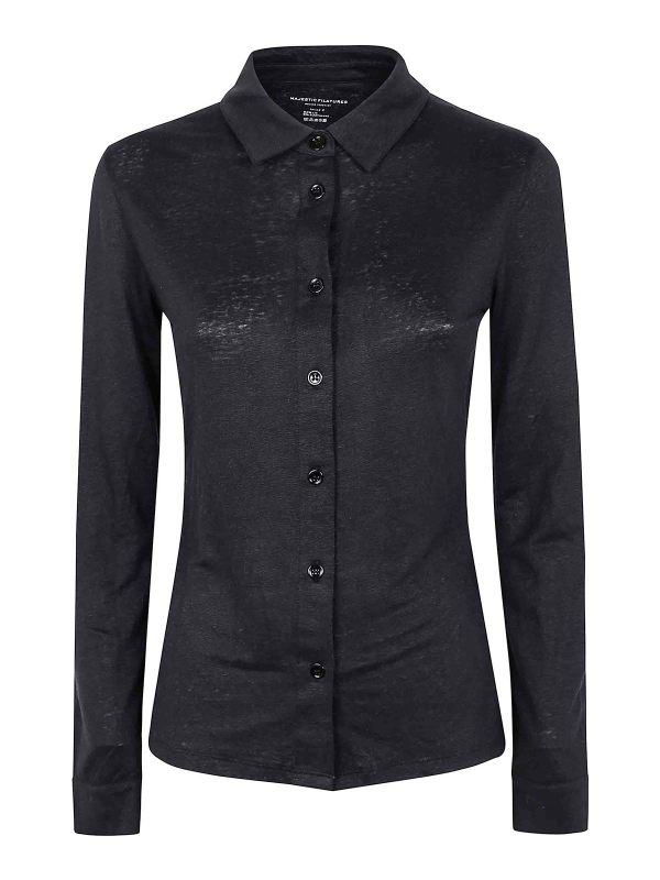 Majestic Filatures Chemise - Noir