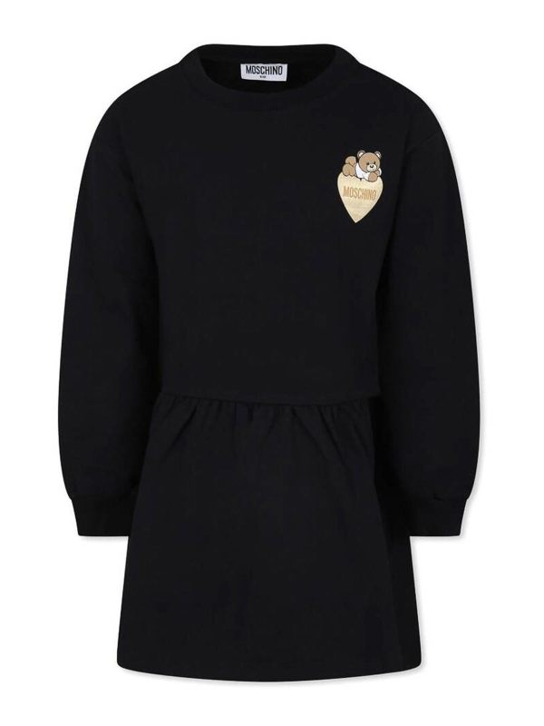 Moschino Kids Maxi Robe - Noir