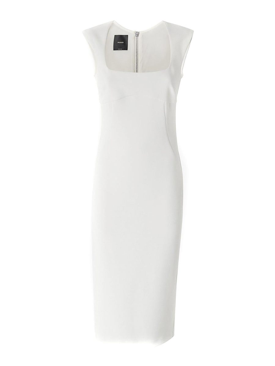 Pinko Robe De Cocktail - Blanc