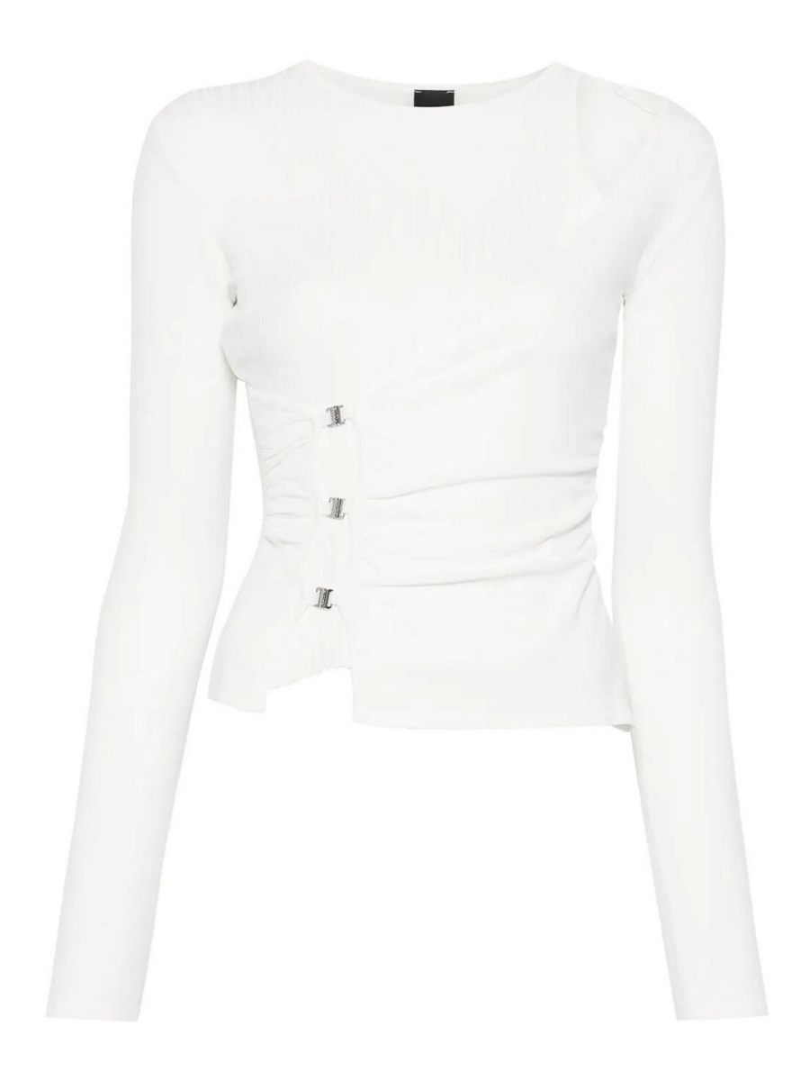 Pinko Pull Col Rond - Blanc