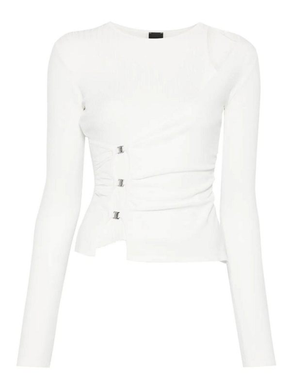 Pinko Pull Col Rond - Blanc