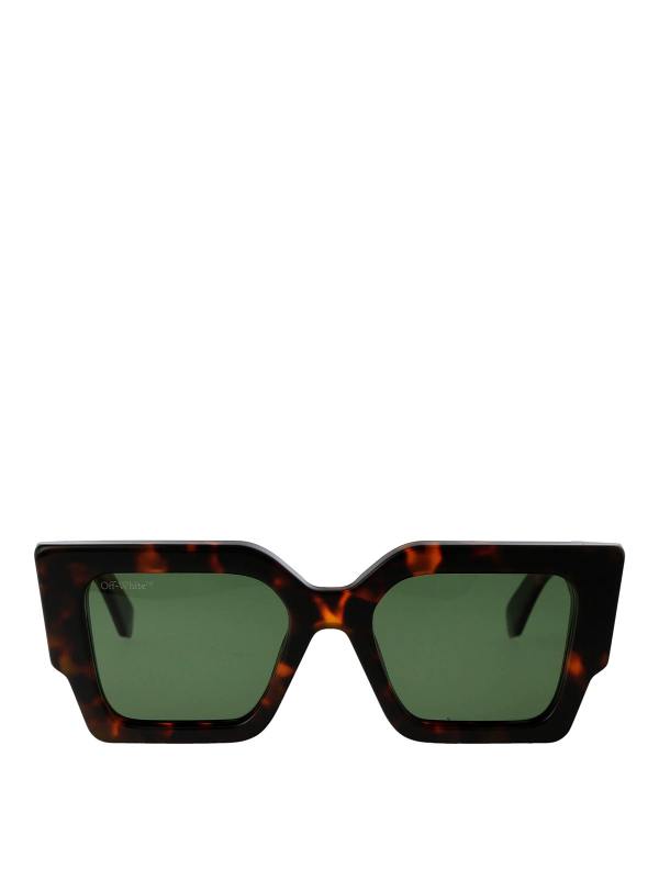 Off-White Lunettes De Soleil - Marron