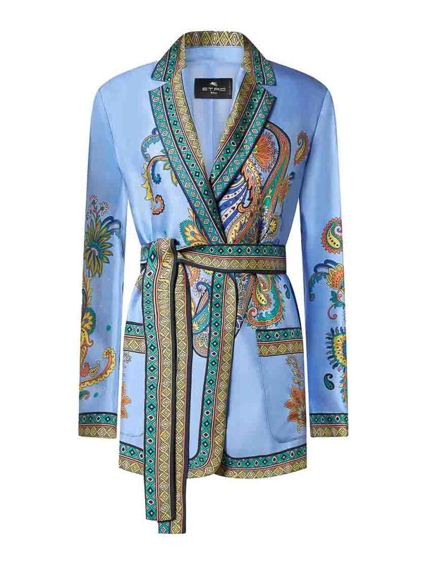 Etro Veste Casual - Bleu