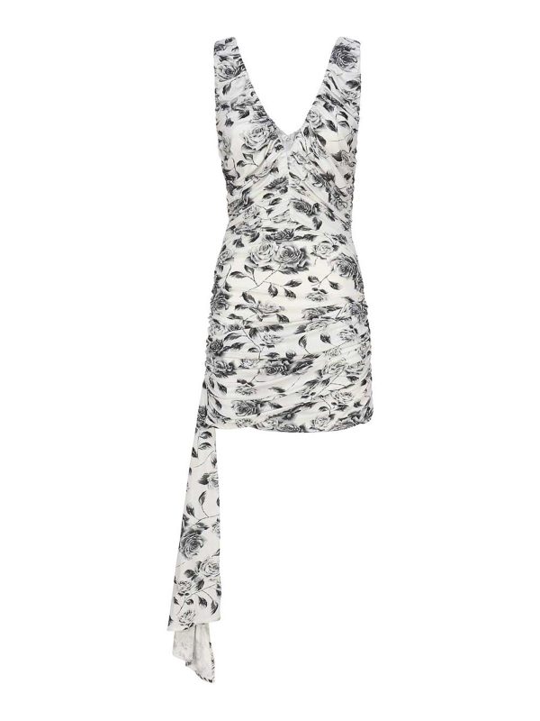 Magda Butrym Robe Au Genou - Blanc