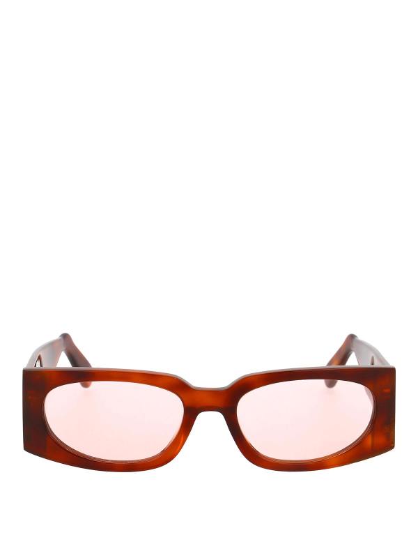 Gcds Lunettes De Soleil - Marron