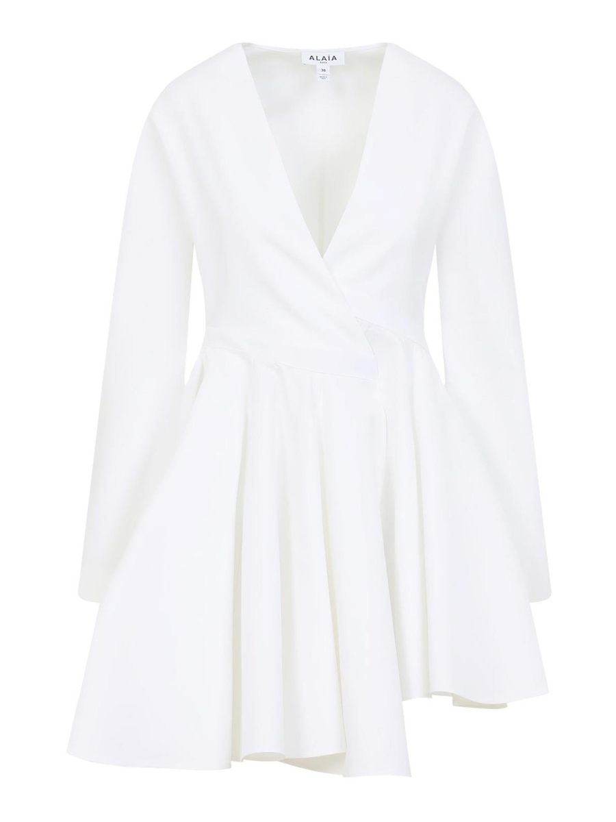 Alaïa Robe Courte - Blanc