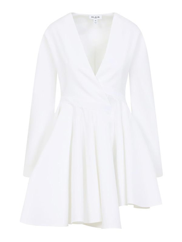 Alaïa Robe Courte - Blanc