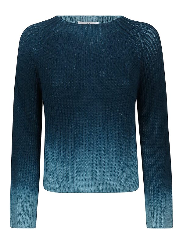 Eleven88 Pull Col Rond - Bleu