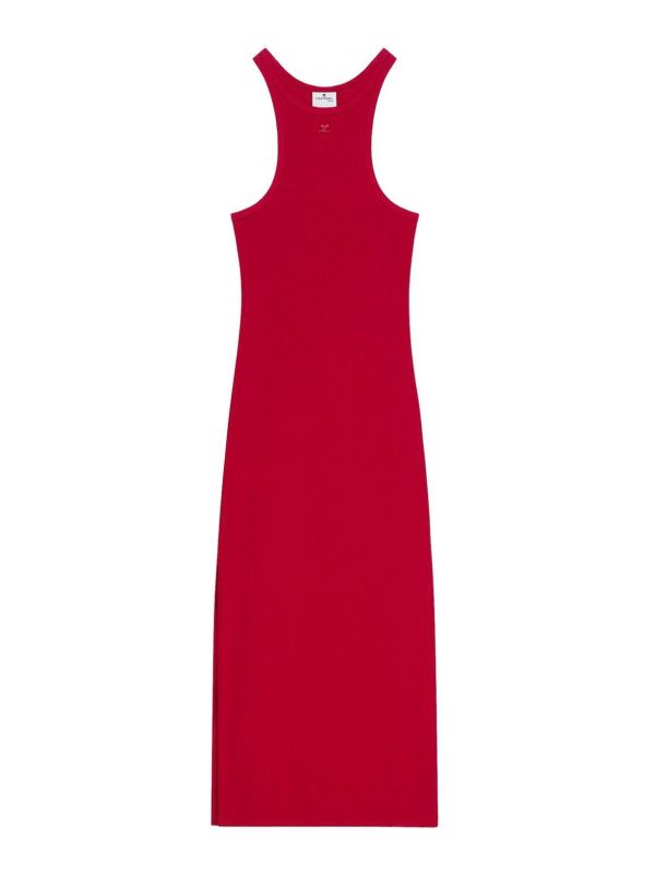 Courreges Maxi Robe - Rouge