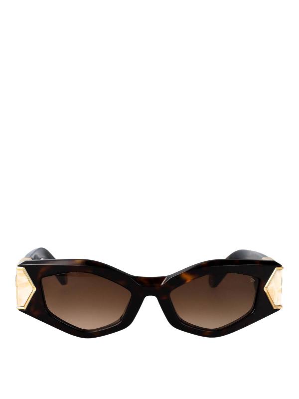 Philipp Plein Lunettes De Soleil - Marron