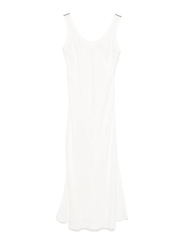 Brunello Cucinelli Maxi Robe - Blanc