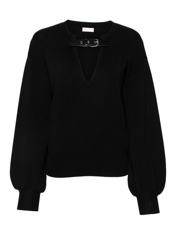 Liu Jo Pull Col Rond - Noir