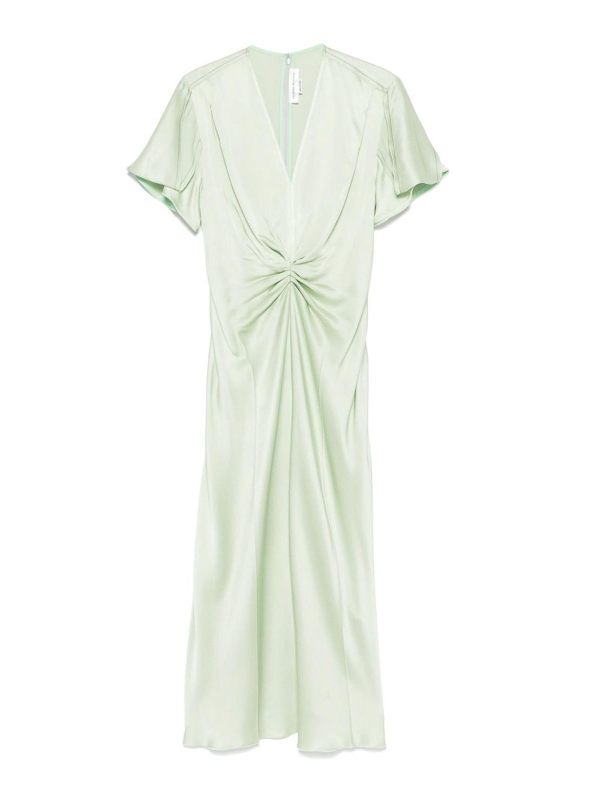 Victoria Beckham Maxi Robe - Vert