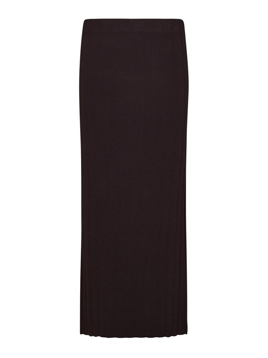 Remain Birger Christensen Jupe Midi - Marron